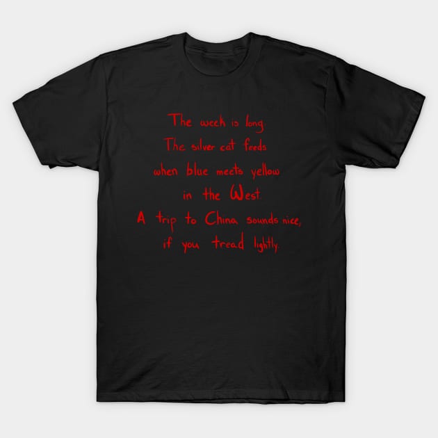 Russian Code from Stranger Things 3 T-Shirt by monica2003